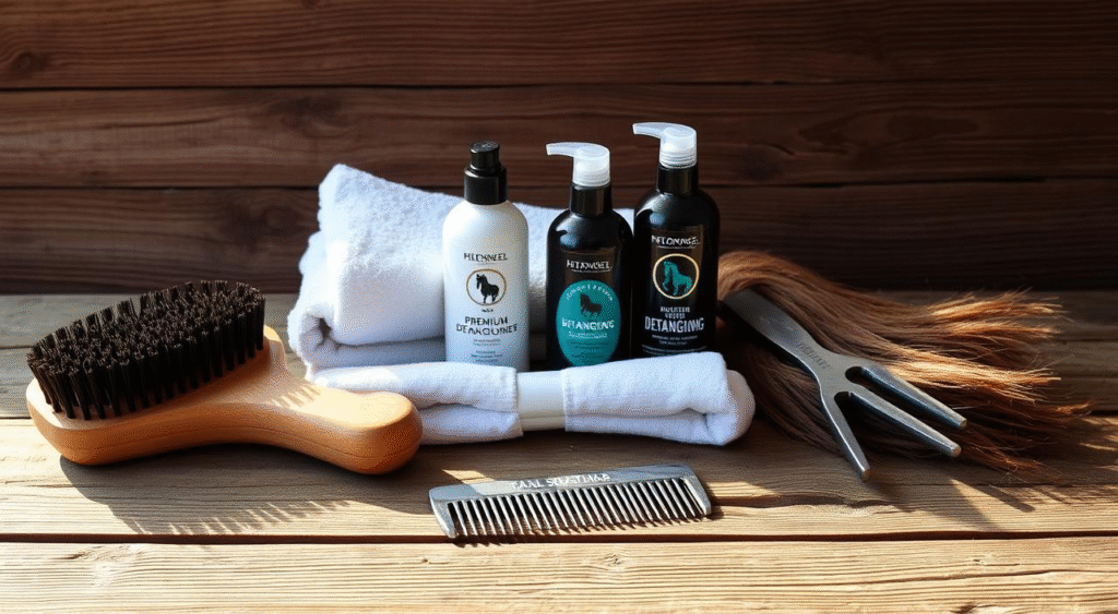 Why trail horses need special mane & tail care