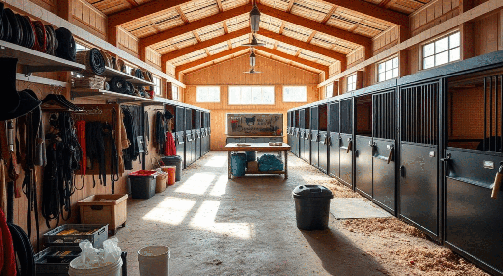 efficient barn organization