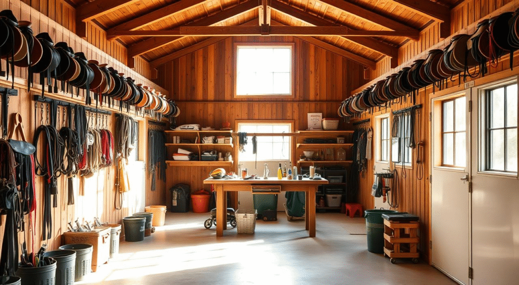 efficient barn organization