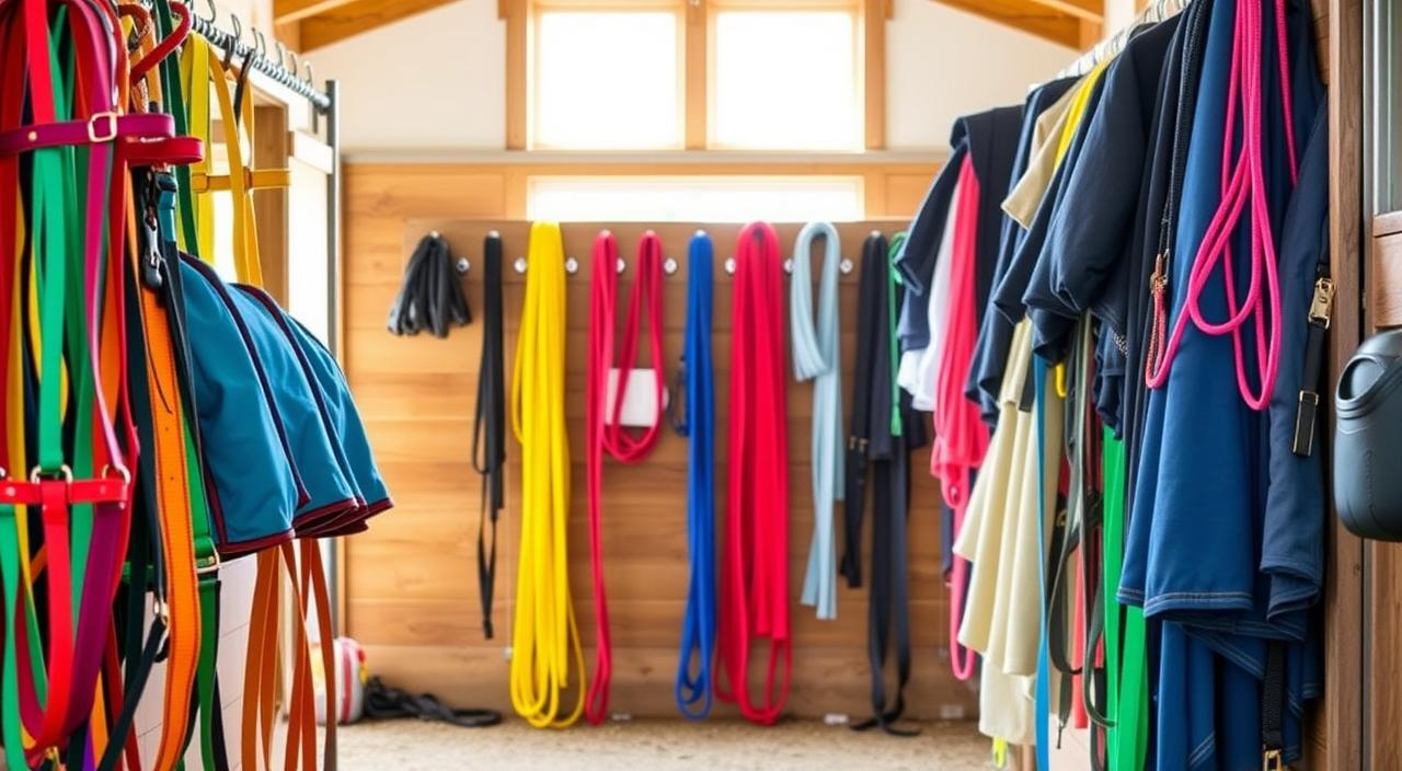 DIY Color-Coding System for Halters, Lead Ropes, and Blankets: Streamlining Your Stable