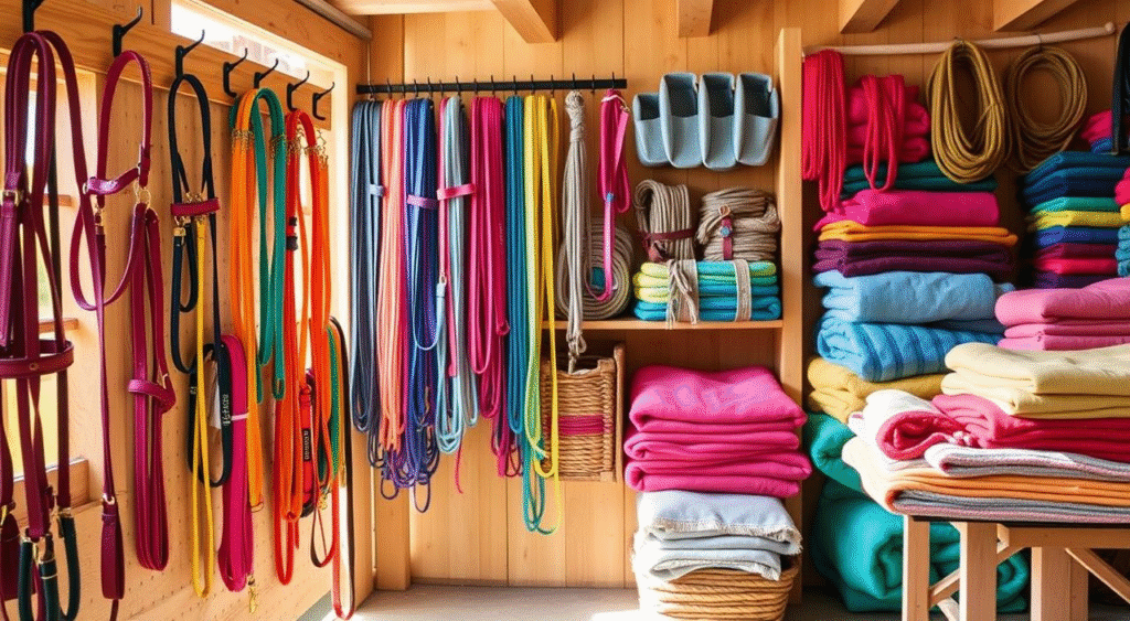 DIY color-coding system for halters