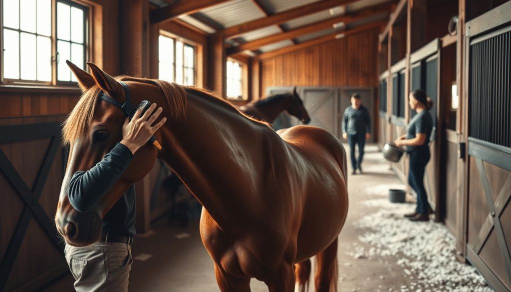 Smart Mucking Routines for One-Horse