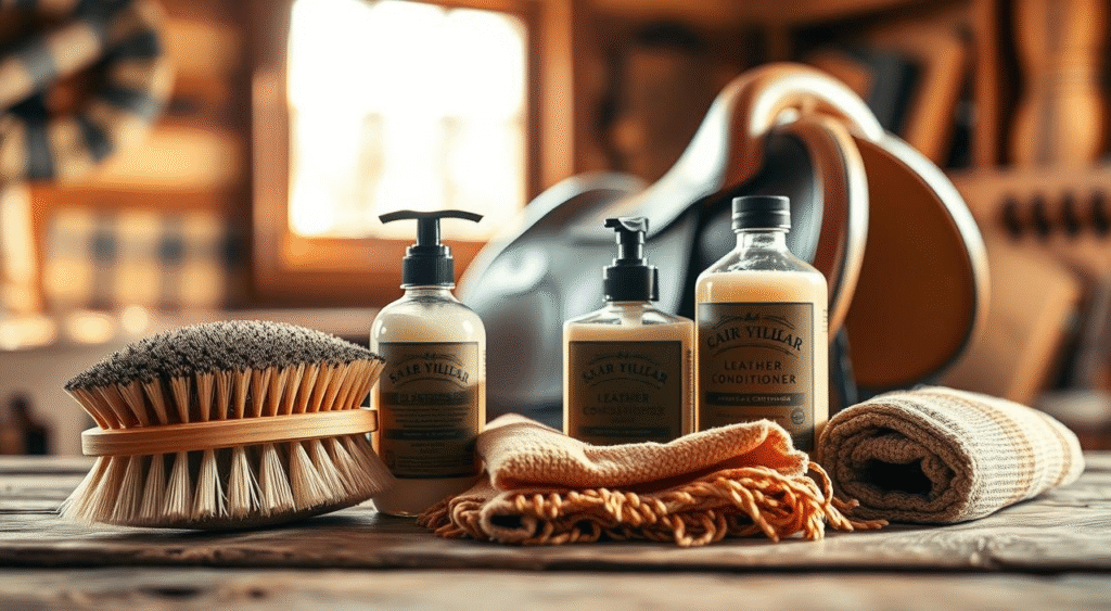 how to clean leather saddle