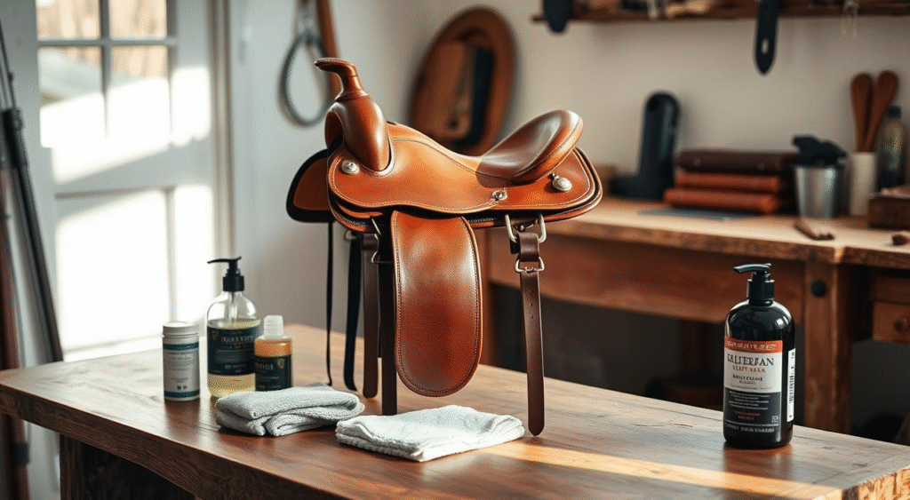 Cleaning your leather saddle