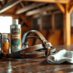 clean condition a leather bridle